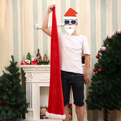 Christmas Supplies - Extra Long Plush Adult Santa Hat