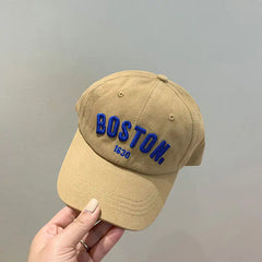 Kids Adjustable Letters Embroidery Baseball Cap