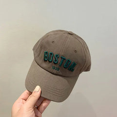 Kids Adjustable Letters Embroidery Baseball Cap