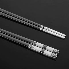 Stainless Steel Chopsticks for Dining and Cooking