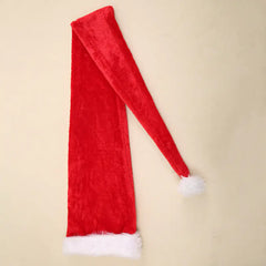 Christmas Supplies - Extra Long Plush Adult Santa Hat