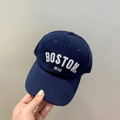 Kids Adjustable Letters Embroidery Baseball Cap