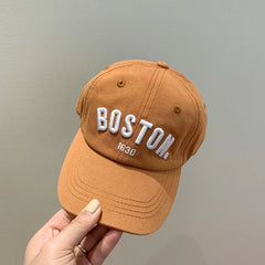 Kids Adjustable Letters Embroidery Baseball Cap