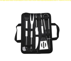 20-Piece Stainless Steel BBQ Tool Set for Grilling