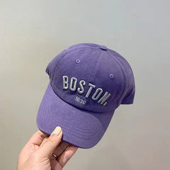 Kids Adjustable Letters Embroidery Baseball Cap