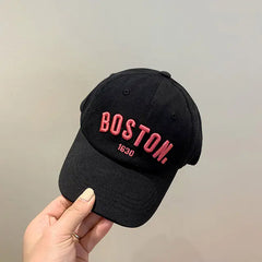 Kids Adjustable Letters Embroidery Baseball Cap