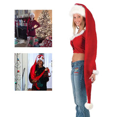 Christmas Supplies - Extra Long Plush Adult Santa Hat