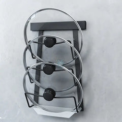 Punch-Free Stainless Steel Kitchen Storage Shelf