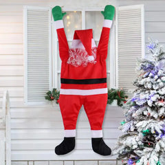 2021 New Plush Santa Wall Climbing Decoration Outfit